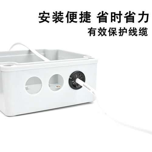 尼龙开口式卡扣式ORB系列花瓣形护线圈线缆保护套孔塞堵头整包