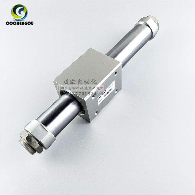 亚德客型 磁耦合无杆气缸RMS10X100X200X250*300*350/400/500S-FA