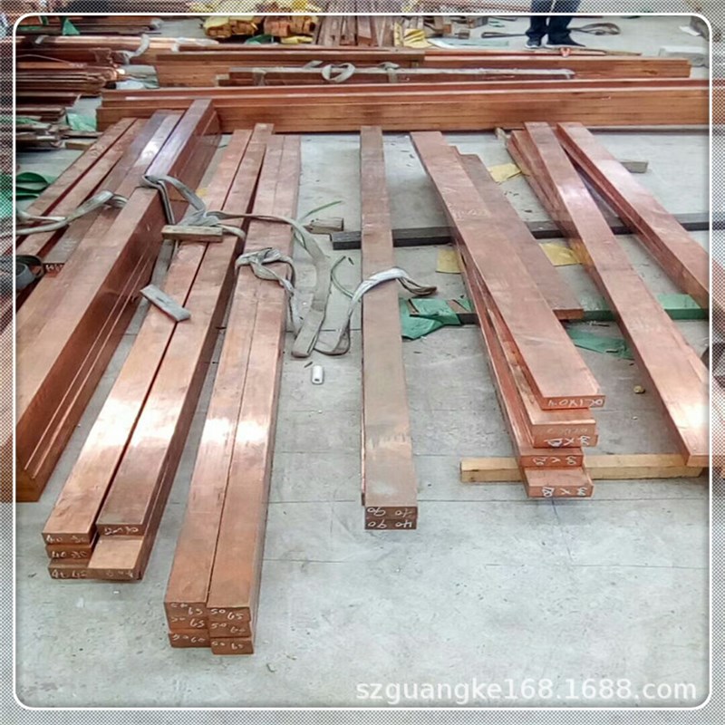 厂家直销T1接地导电紫铜条 TU2无氧脱氧铜排 开关触头用T1紫铜排