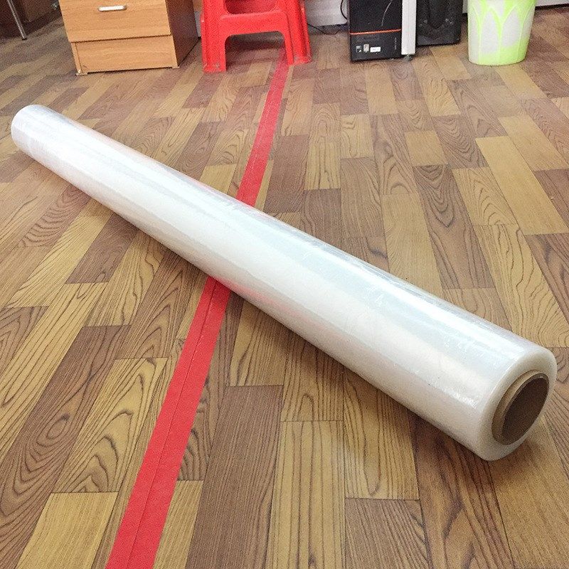 厂家直销货物捆绑专用1m-2m缠绕膜 透明耐用封箱膜缠绕拉伸膜