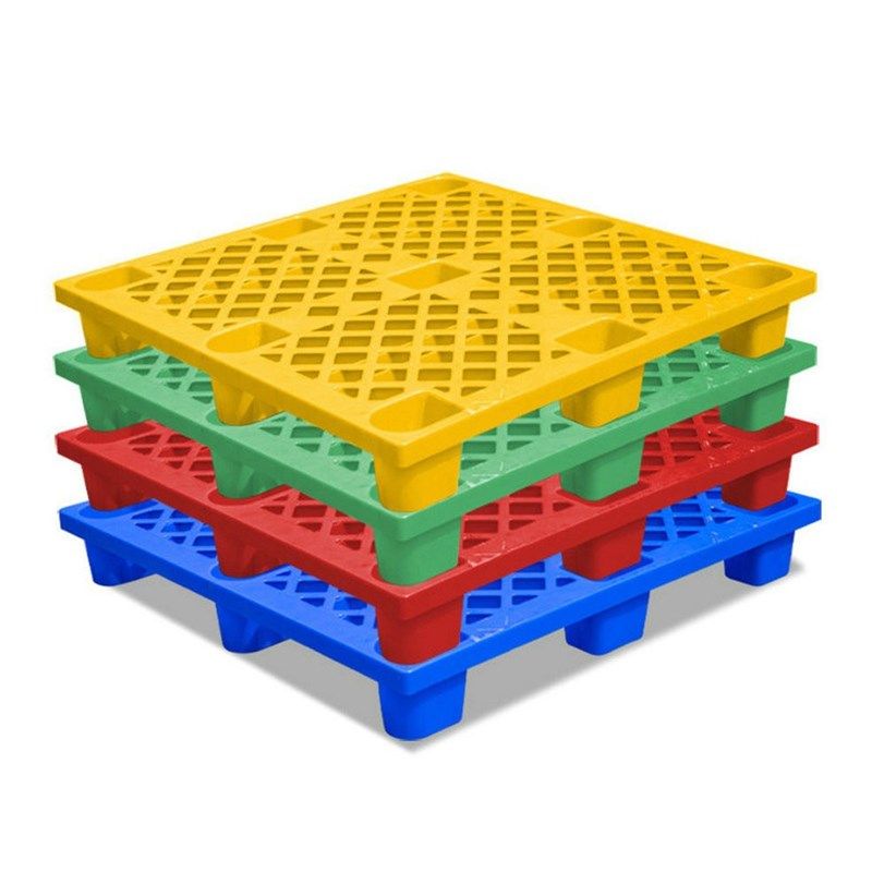 塑料九脚卡板1210网格单面托盘仓储物流防潮垫板叉车运输周转托盘,包装,塑料托盘,淘宝优惠券,粉丝福利购,淘宝优惠卷
