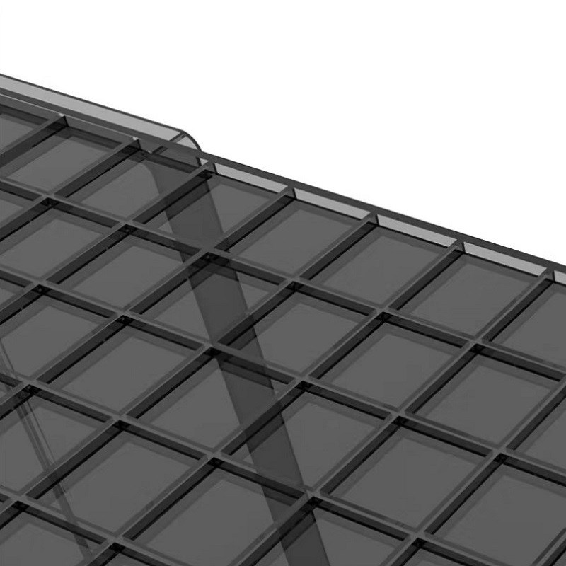 HX厚车载黑色透明塑料有盖收纳盒搬家家用整理箱抗压方形直角收纳