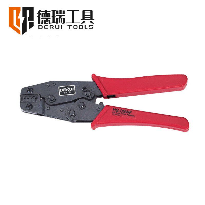 德瑞工具HS-05WF 8寸棘轮式压线钳(欧洲型)0.5-6.0mm2