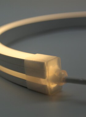 衣柜橱柜软灯带0606平面发光霓虹灯条24V每米196灯3500K 6W