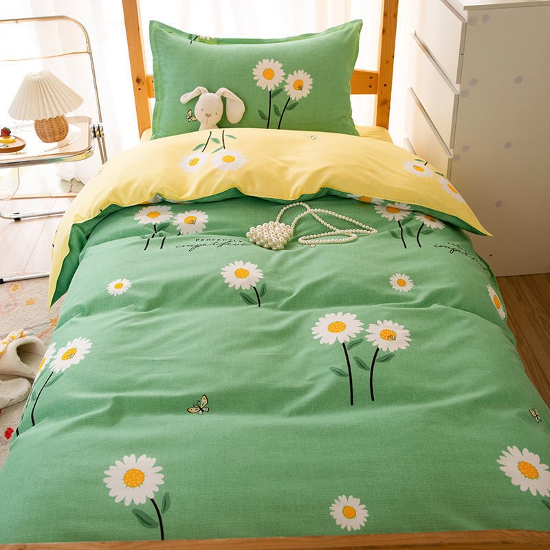 床上用品全套装六件套带被芯枕芯被子四件套宿舍单人被褥全套组合