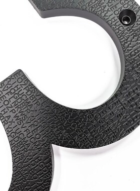 创旭12英寸ABS字母纹黑色金色银色别墅庭院民宿酒店数字门牌号