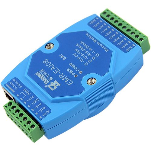 8路0-5V电压模拟量信号输入模块EMR-EAI08-V 模拟量采集模块