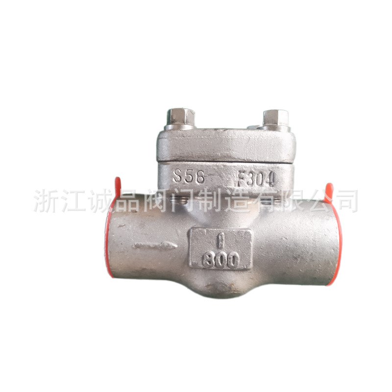 止回阀H61W 锻钢止回阀 焊接 单向阀 A105 F304 F316L