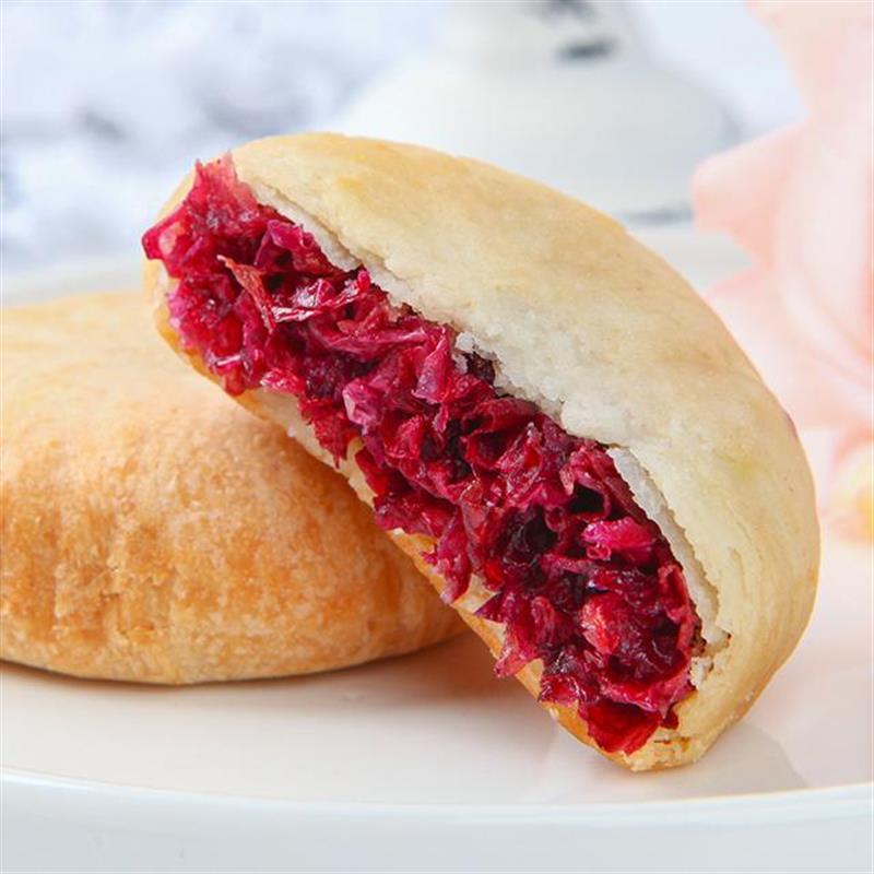年货鲜花饼玫瑰花饼云南鲜