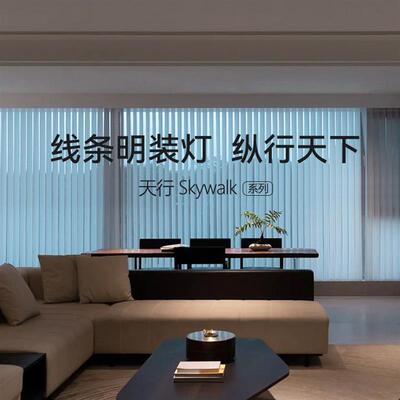 长条明装射灯餐厅防眩衣帽间客厅超薄极简斗胆灯无主灯主卧吸顶灯