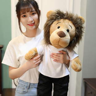 狮子玩偶李敏镐李衮同款布偶大狮子娃娃韩国可爱女孩毛绒玩具公仔