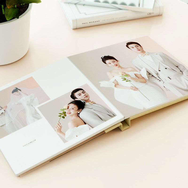 照片书定制作相册本diy洗情侣相片打印做成纪念册精修大容量影集