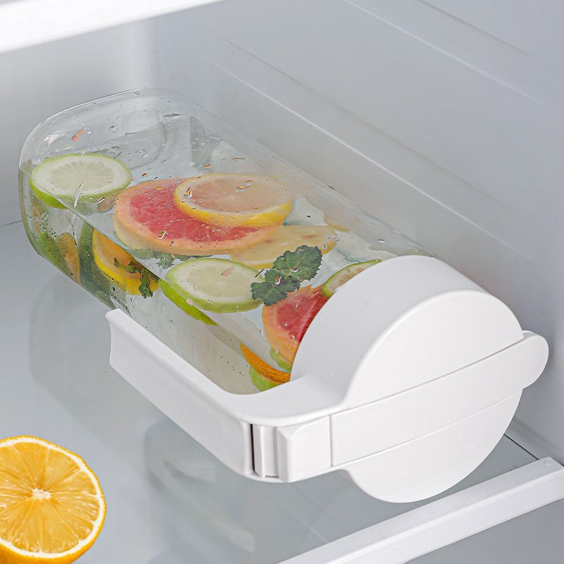 日式窄形冷水壶塑料冰箱凉水壶家用耐热高温水瓶大容量果汁泡茶壶