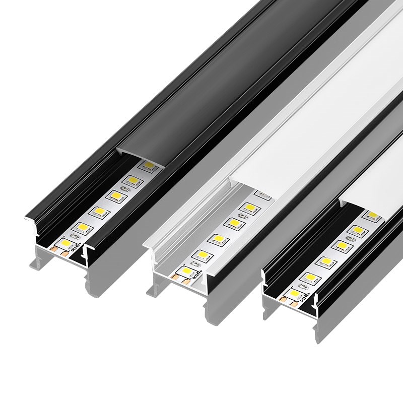 cob线形灯嵌入式铝槽预埋线型灯客厅眼皮线性灯条led线条灯明装