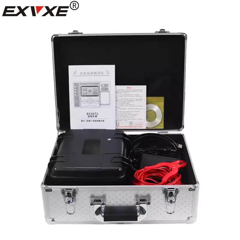 EXVXE意力变压器直流电阻测试仪EX072直流低电阻测试仪20微欧计