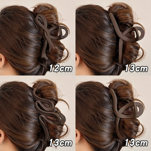 发量多抓夹女后脑勺盘发鲨鱼夹高级感大号抓夹头发发卡头饰夹子