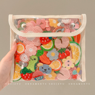 婴儿胎毛魔术贴宝宝前额碎发刘海发帖卡儿童可爱头饰女童发夹发饰