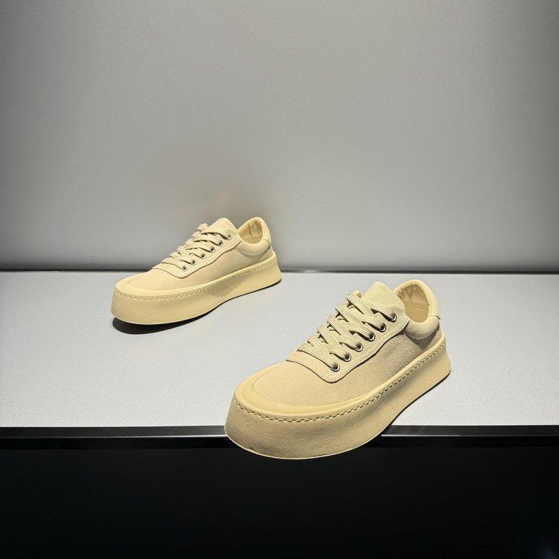 百搭简约日系布鞋2024夏季男鞋厚底增高板鞋休闲鞋V透气帆布鞋男,流行男鞋,休闲板鞋,淘宝优惠券,粉丝福利购,淘宝优惠卷