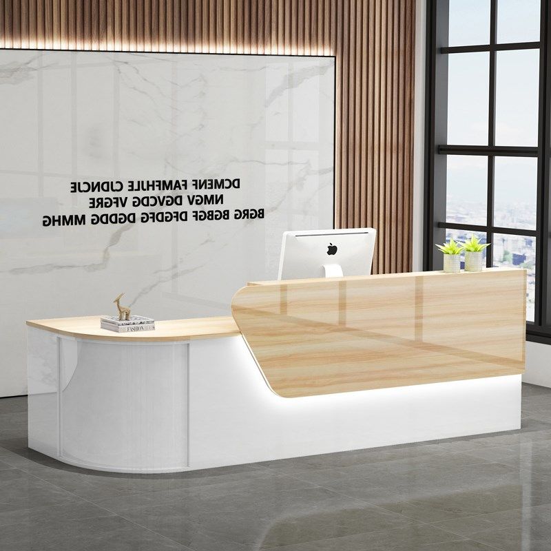 前台接待台简约现代服装店奶茶柜台桌店铺弧形圆弧转角.吧台收银,商业/办公家具,收银台,淘宝优惠券,粉丝福利购,淘宝优惠卷