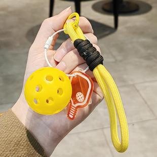 匹克球包挂件纪念小礼品文创匹克球包包挂饰钥匙扣迷你匹克球挂件