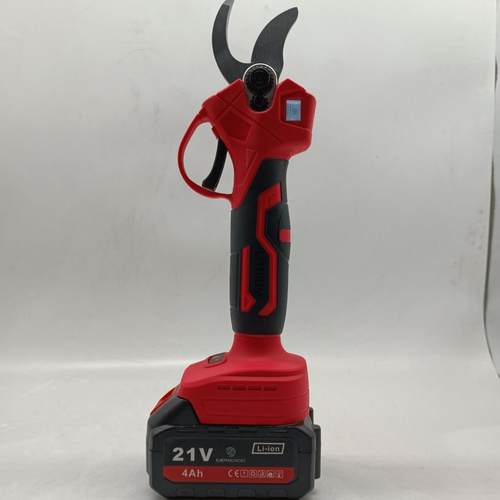 JKS电动修枝剪果树粗枝修锂电剪充电式锂电树枝剪园林(两电一充)