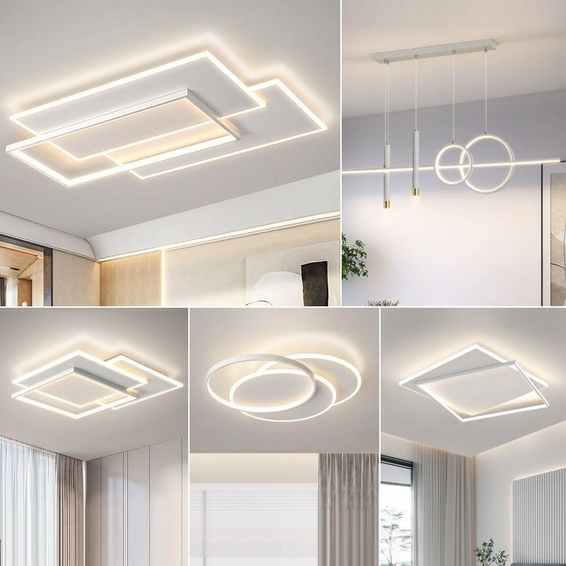 2023新款客厅主灯现代简约全屋套餐中山灯具网红卧室灯led吸顶灯