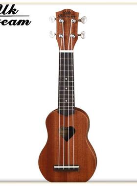 全沙比利心形音孔夏威夷小吉他UM-11017寸尤克里里ukulele小吉他