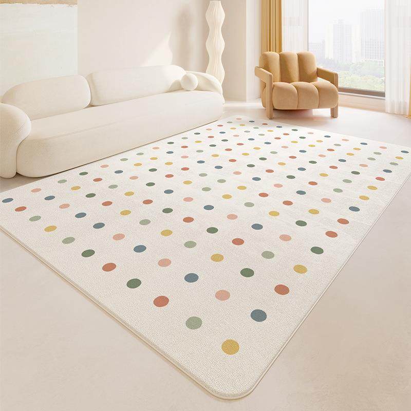 现代简约轻奢防滑沙发茶几客厅地毯卧室加厚全铺床边大面积可