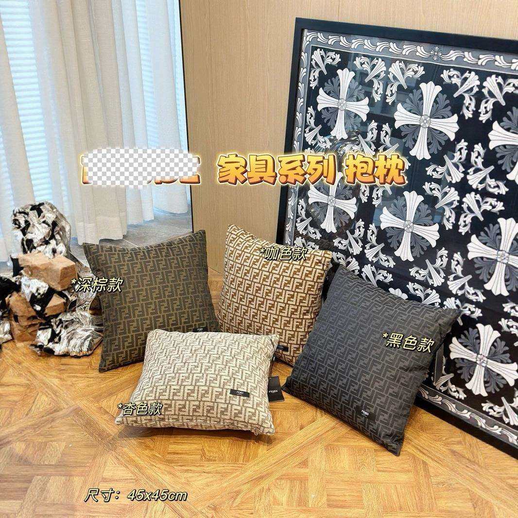 芬D提花法式中古高级感抱枕轻奢靠枕床上客厅沙发抱枕套靠垫含芯