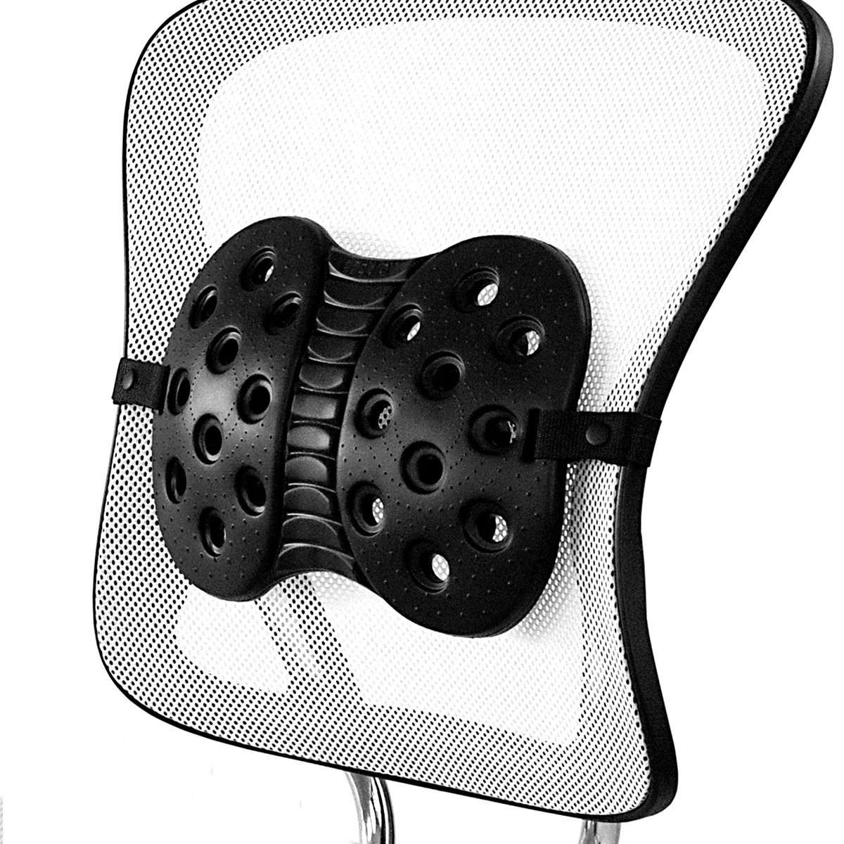 BackJoy人体工学腰靠背靠办公室汽车好伴侣透气非记忆棉车用