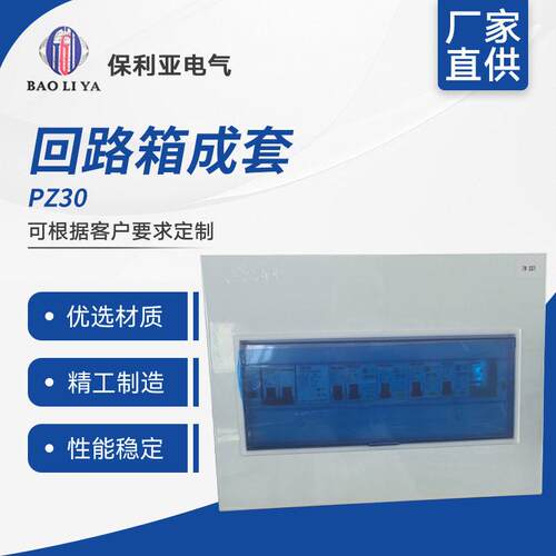 PZ30回路箱成套家用明装pz30暗装强电箱总成空气开关防水保护盒子