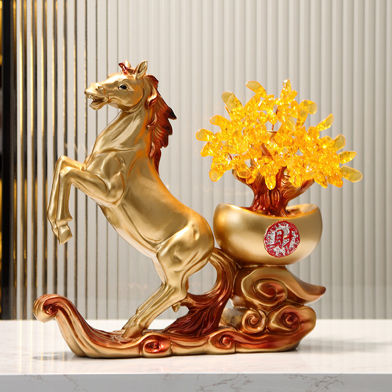 马到成功马摆件招财客厅酒柜办公室桌面装饰开业乔迁礼品,家居饰品,装饰摆件,淘宝优惠券,粉丝福利购,淘宝优惠卷