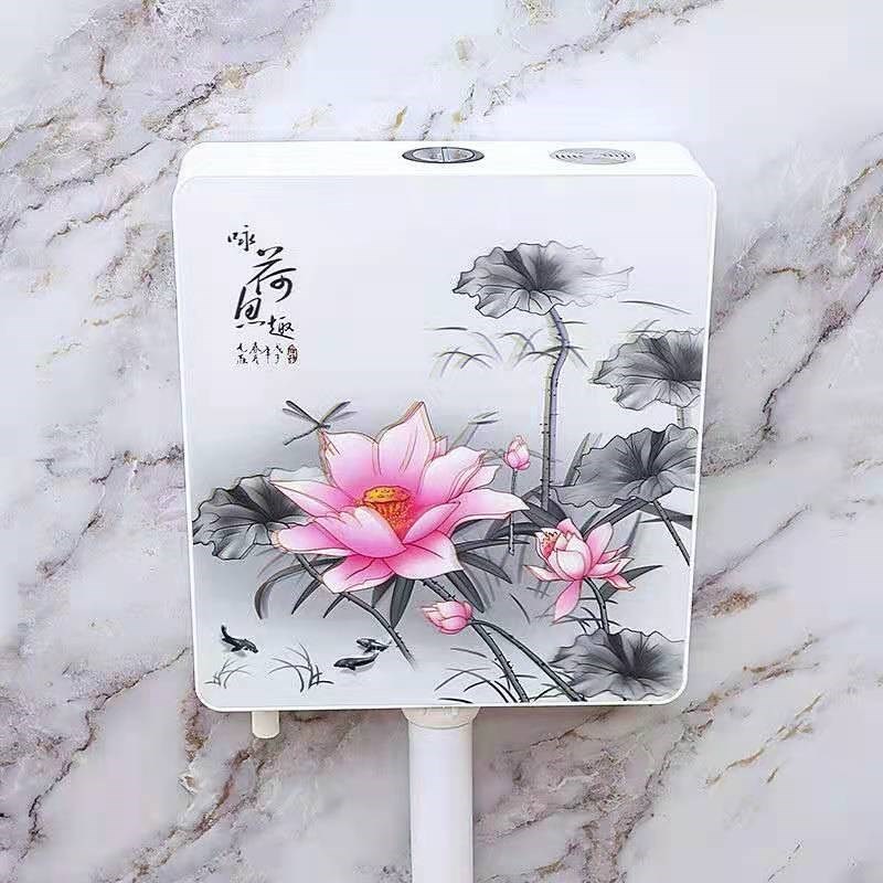 厕所马桶a大冲力冲水箱卫生间家用蹲便器水箱储水厕所水箱水箱配