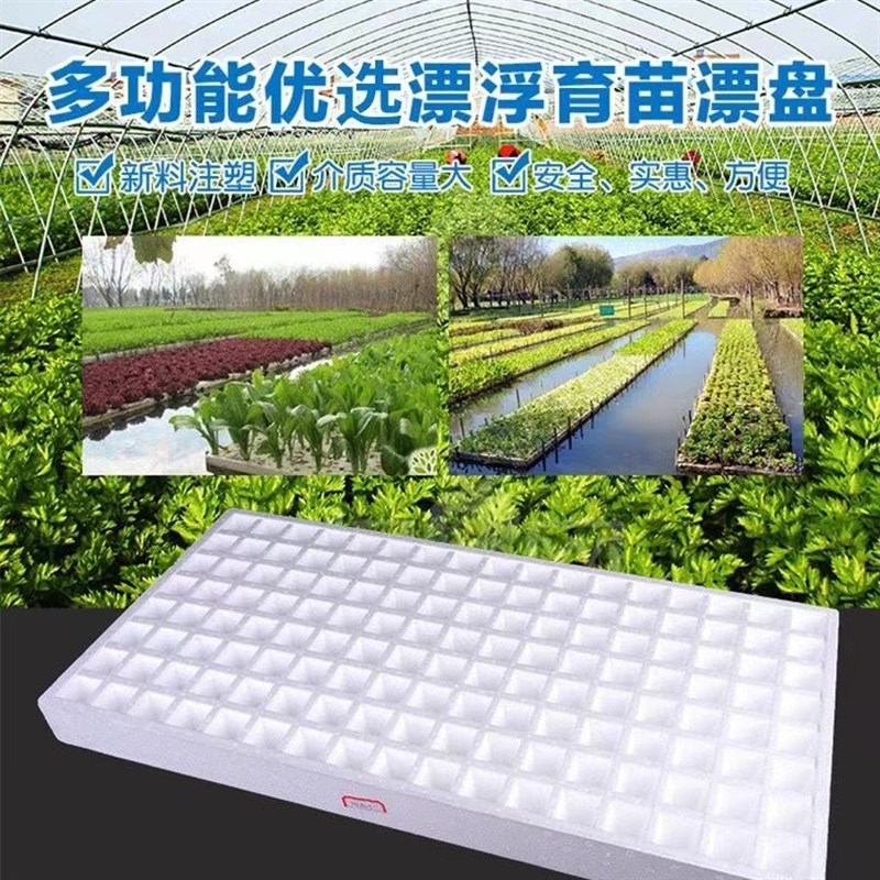 漂浮水上种植泡沫漂浮育苗盘泡沫育苗盘蔬菜药材育苗烤烟漂浮盘