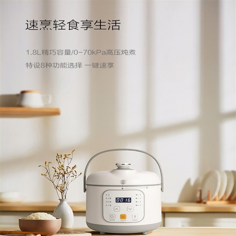 电压力锅小型高压饭锅特s小号1-2饭煲人迷你多功能家用小容量压力