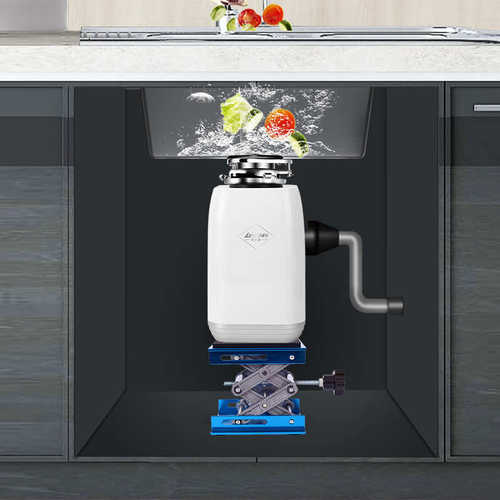 厨房家用垃圾处理器减震支架厨余粉碎机支撑架缓震支撑架升降台