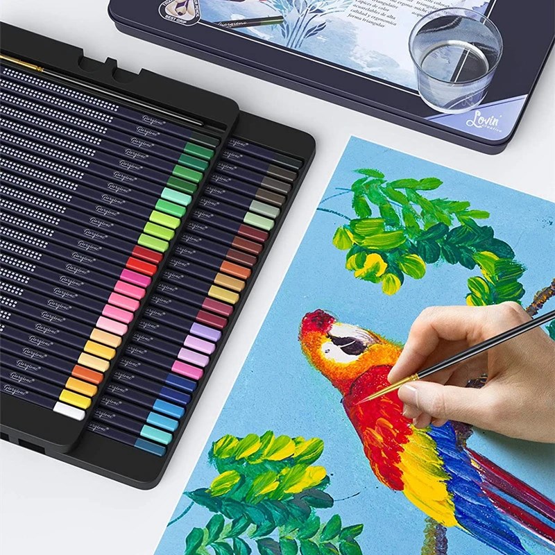 12 /24/36/48/72/120 Colors Set Watercolor Pencils Drawing Sk