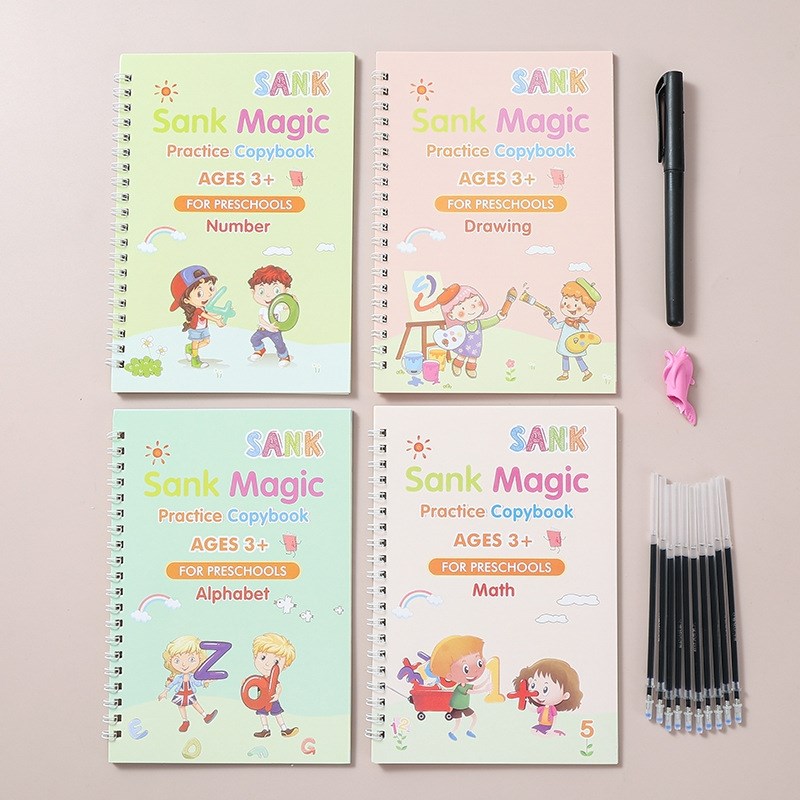 Practbice Copybook Magic Book Russian Children Educational T