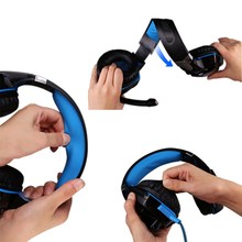 Gaming Headsets  Headphones witCh Light Mic Stereo Earphones