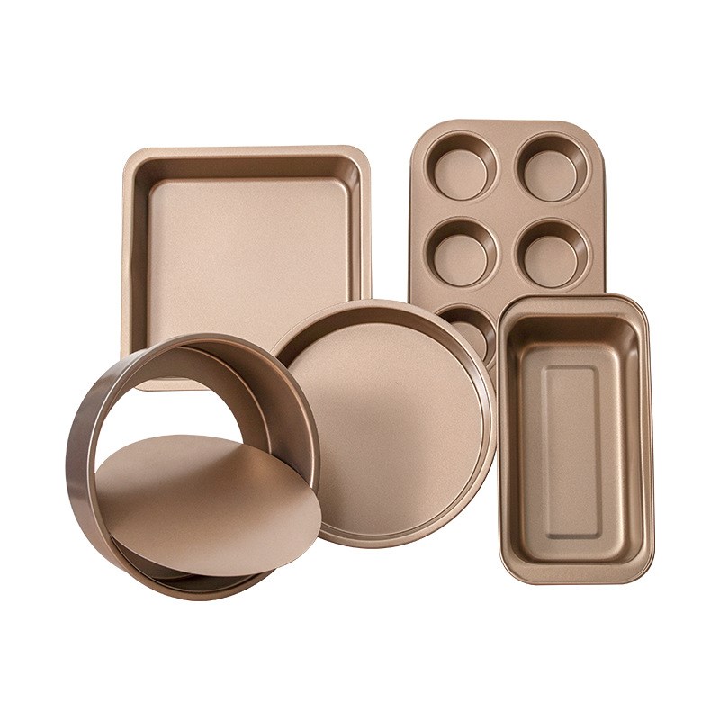 Muffin cufp Cake Mould Pizza Tray Bread Toast Box Baking Set