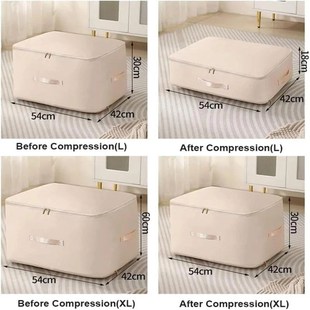 Dustproof Storage Comprecssion Organizer Capacity Bag Large