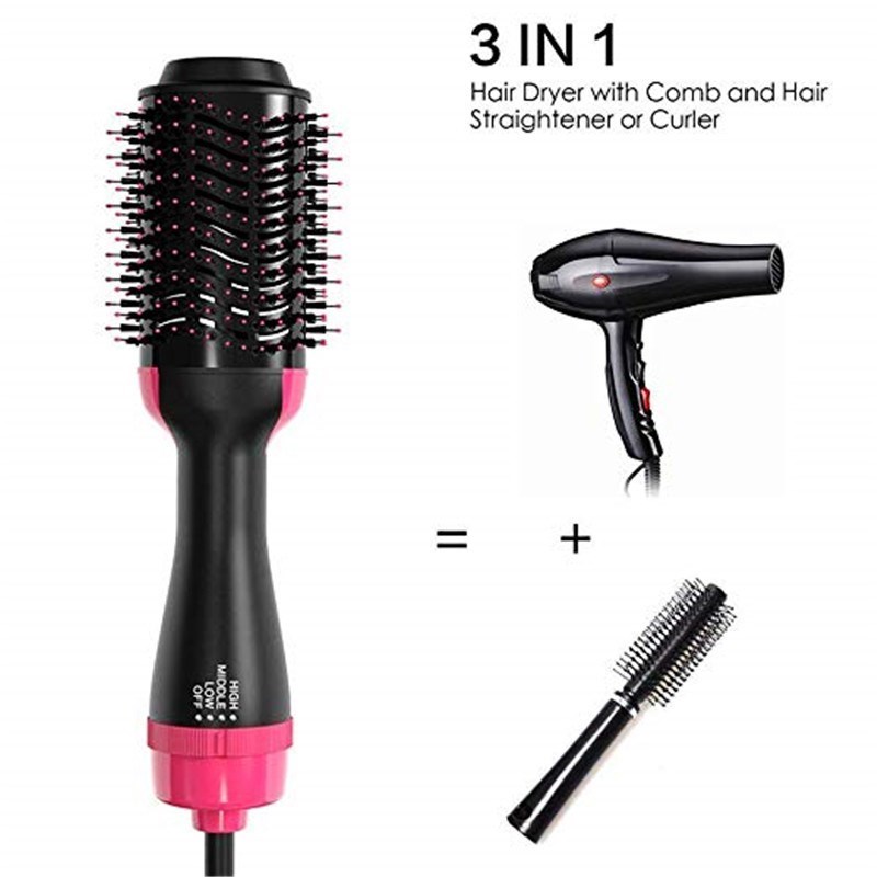 New 2 In 1 Onke Step Hair Dryer Blow Volumizer Hot Air Brush