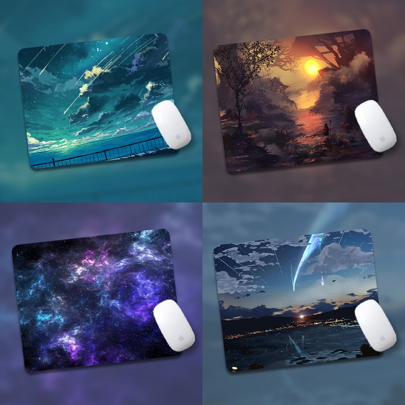 Large Gaming Mousepad Art Strata Liquid Mouse QPad Compute M