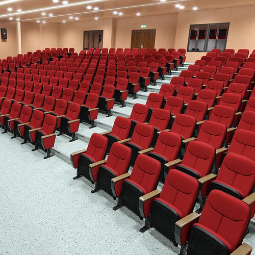 礼堂椅排椅影院连排椅带写字板会议椅报告厅剧院电影院椅子阶梯椅