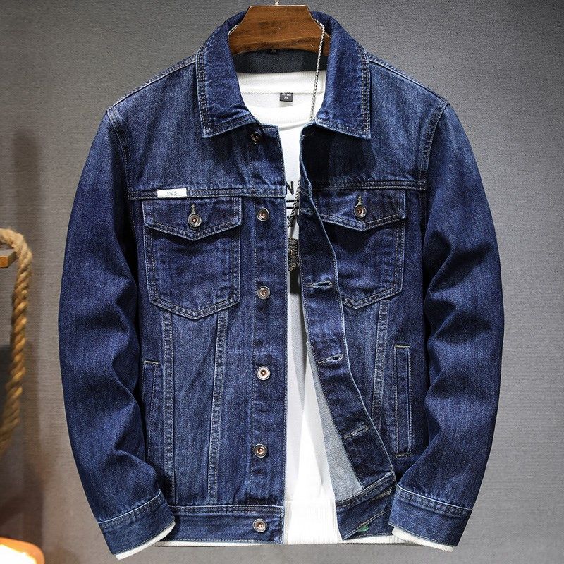 2025春季新款男士牛仔外套潮牌帅气春秋款宽松休闲夹克男上衣褂子,男装,夹克,淘宝优惠券,粉丝福利购,淘宝优惠卷