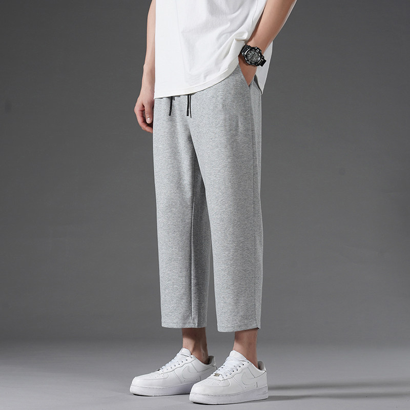 八分裤男夏季薄款宽松新款休闲 9九分裤小个子运动直筒卫裤8,男装,休闲裤,淘宝优惠券,粉丝福利购,淘宝优惠卷