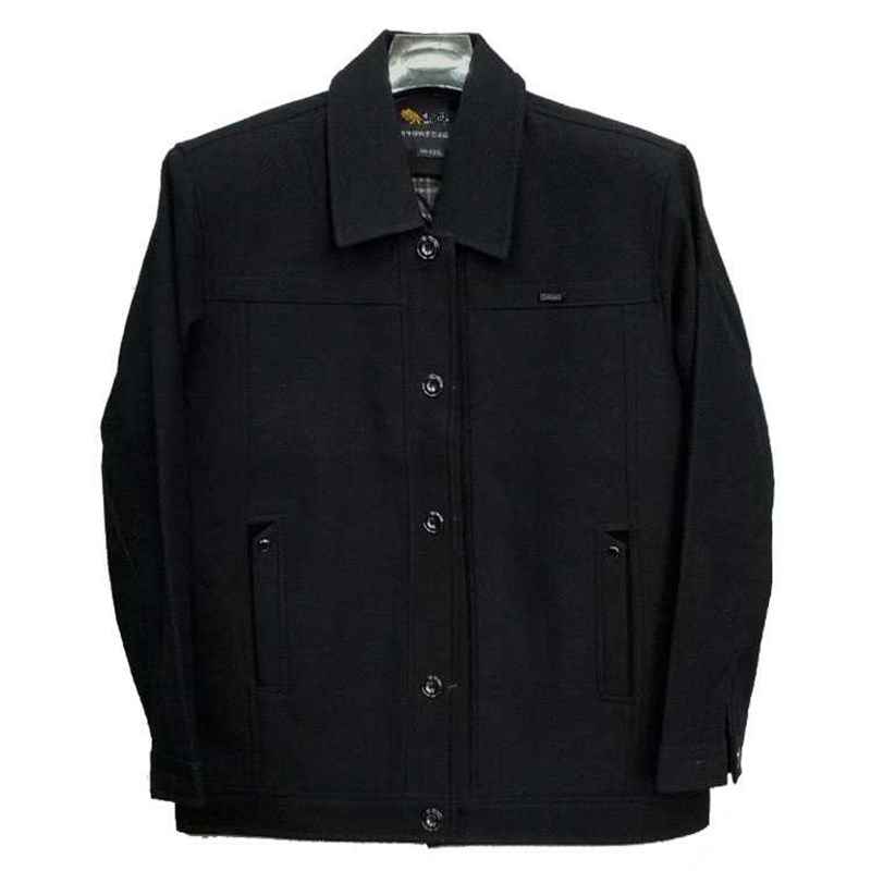 中老年人男士爸爸春秋装外套翻领休闲上衣服70岁80爷爷装上衣外套