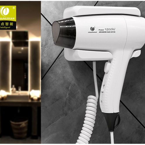 创点酒店宾馆浴室卫生间家用宿舍干发器干肤器挂墙壁挂式电吹风机