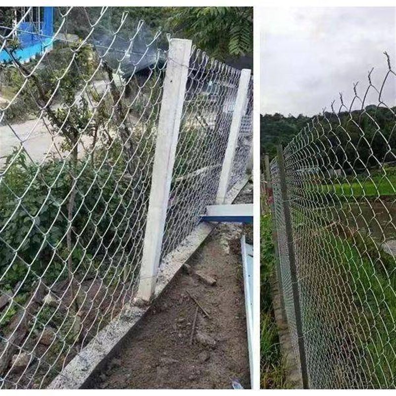 热镀锌铁丝网围栏护栏网养鸡养狗勾花网养K殖牛羊钢丝网户外防护