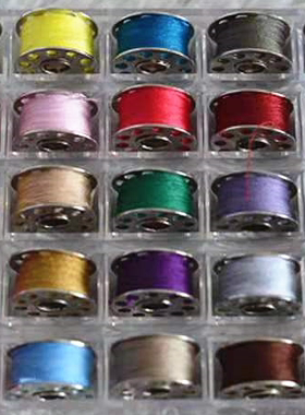 缝纫线结实线面线底线403规格线圈锁芯线圈
